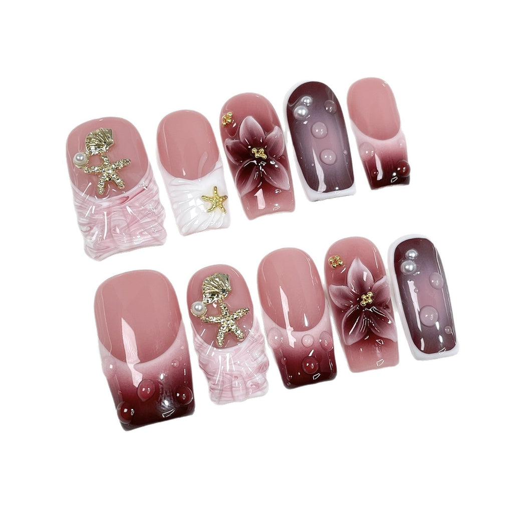 Berry Tide Series Press-On Nails