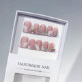 Cherry Blossom Gala: "Blossom Cherry" – Short Square Press-On Nails