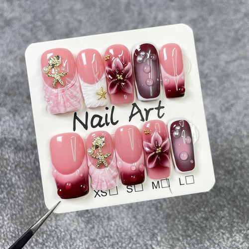 Berry Tide Series Press-On Nails